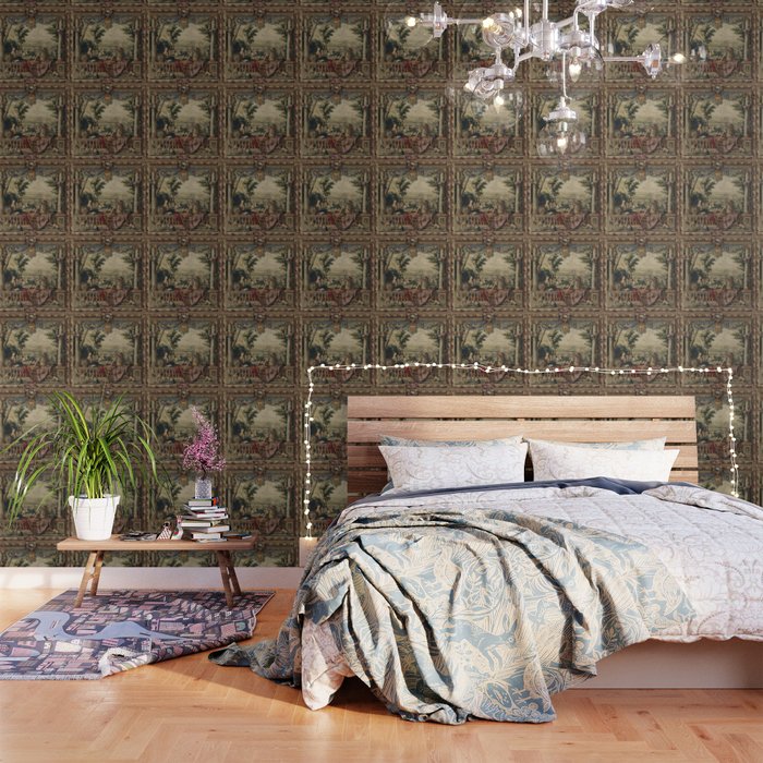 Antique 17th Century 'July' Louis XIV French Chateau Tapestry Wallpaper Gallery Image 1