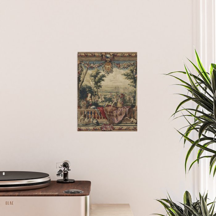 Antique 17th Century 'July' Louis XIV French Chateau Tapestry Poster Gallery Image 2
