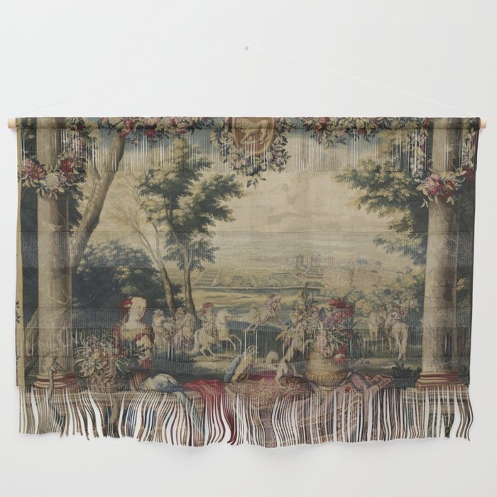 Antique 17th Century 'July' Louis XIV French Chateau Tapestry Wall Hanging Gallery Image 1