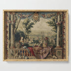 Antique 17th Century 'July' Louis XIV French Chateau Tapestry Serving Tray Gallery Image 1