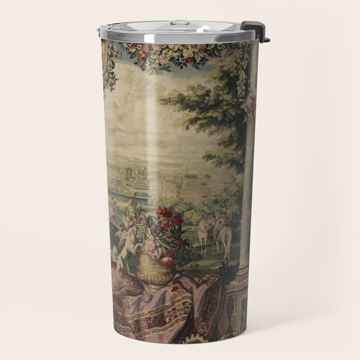 Antique 17th Century 'July' Louis XIV French Chateau Tapestry Travel Mug Gallery Image 2