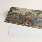 Antique 17th Century 'July' Louis XIV French Chateau Tapestry Wrapping Paper Gallery Image 2