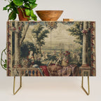 Antique 17th Century 'July' Louis XIV French Chateau Tapestry Credenza Gallery Image 1