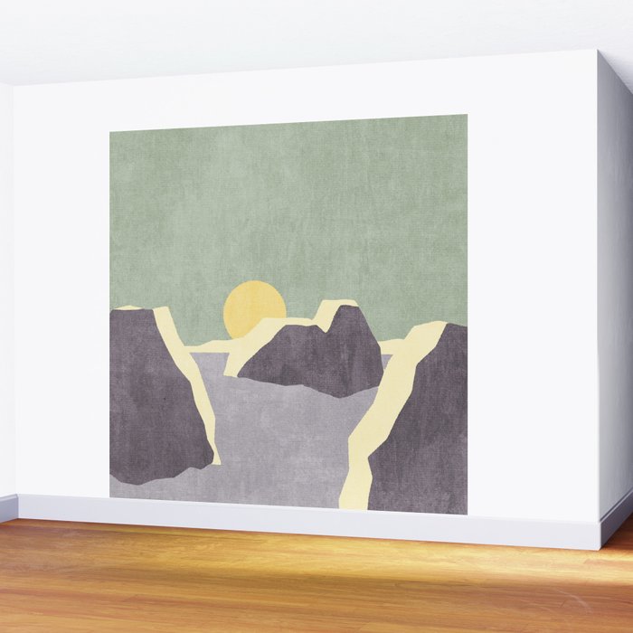 LANDSHAPES / Arctic - Sunset Wall Mural Gallery Image 2