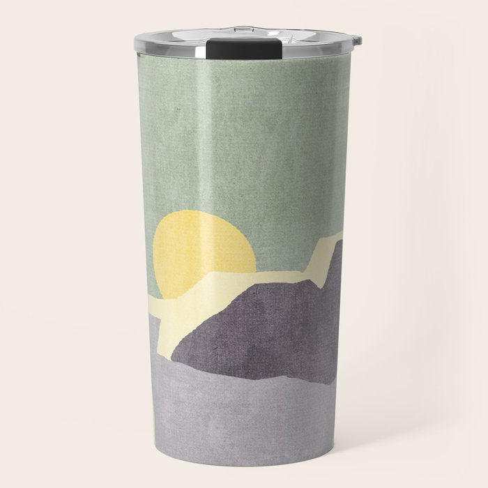 LANDSHAPES / Arctic - Sunset Travel Mug Gallery Image 1
