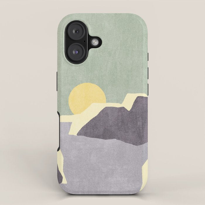 LANDSHAPES / Arctic - Sunset iPhone Case Gallery Image 1