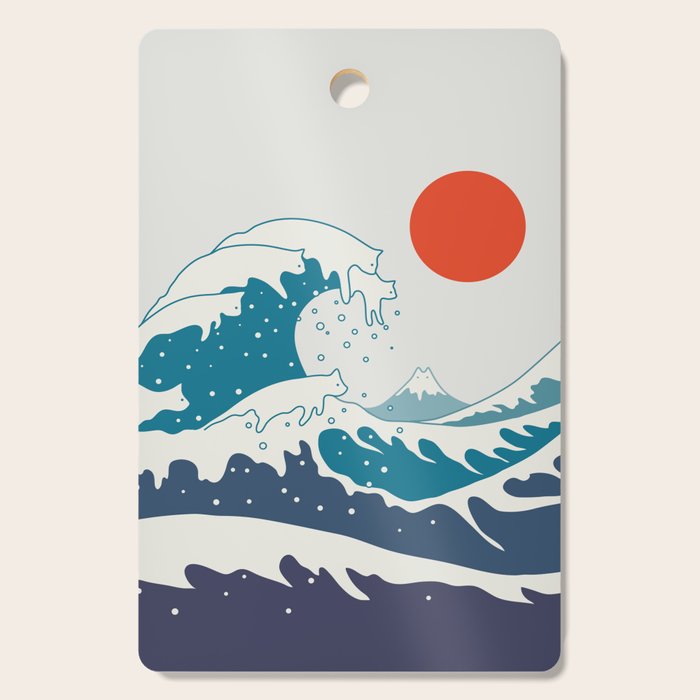 Cat Landscape 34 Cutting Board Gallery Image 1