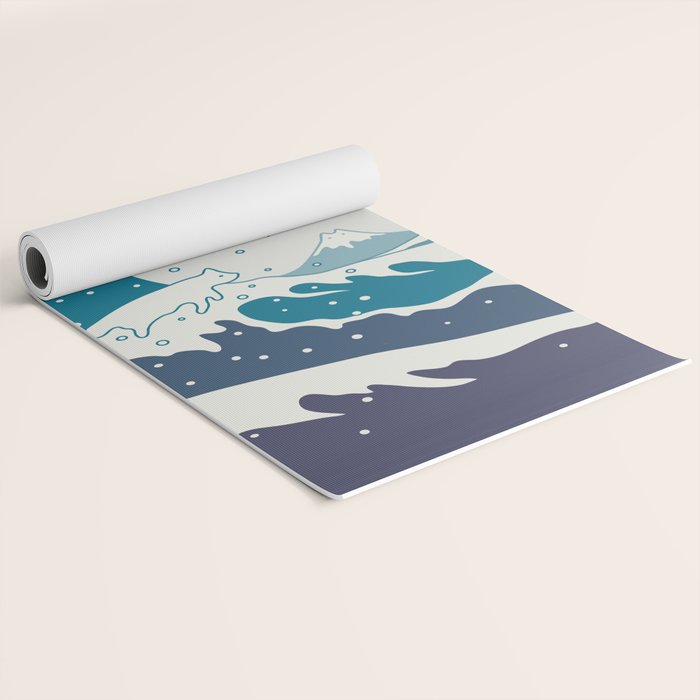 Cat Landscape 34 Yoga Mat Gallery Image 2