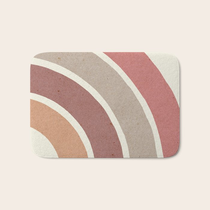 Abstract rainbow 2 Bath Mat Gallery Image 1