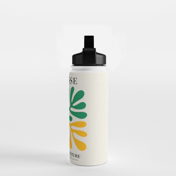 Nature Leaf Cutouts II: Day Edition | Mid-Century Henri Matisse Series Water Bottle Gallery Image 2
