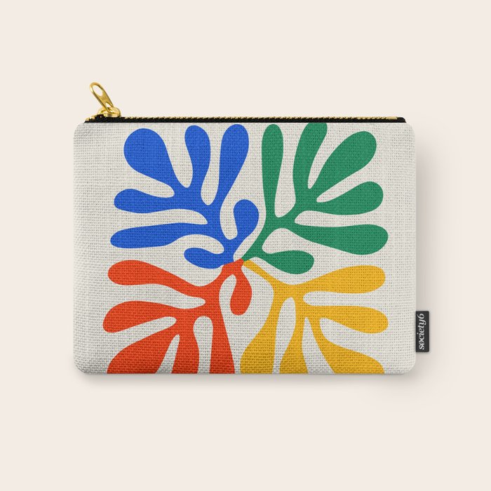 Nature Leaf Cutouts II: Day Edition | Mid-Century Henri Matisse Series Carry All Pouch Gallery Image 1