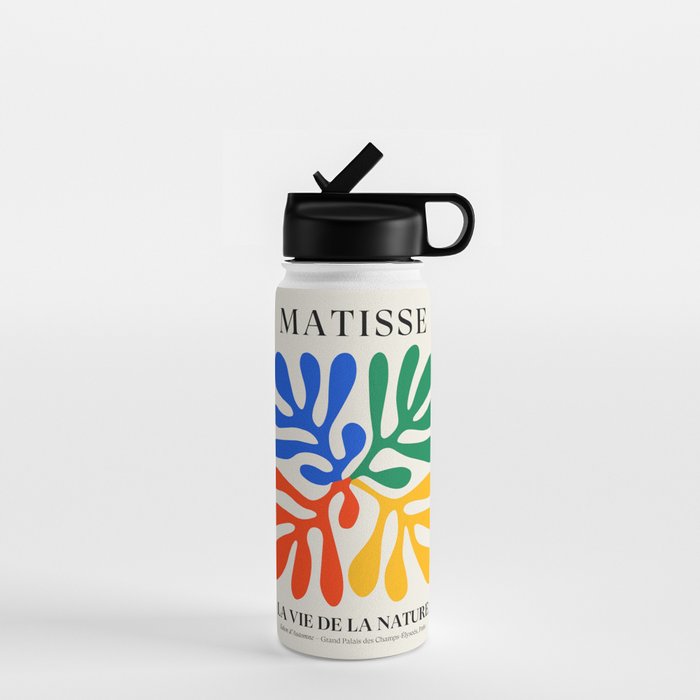 Nature Leaf Cutouts II: Day Edition | Mid-Century Henri Matisse Series Water Bottle Gallery Image 1