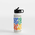 Nature Leaf Cutouts II: Day Edition | Mid-Century Henri Matisse Series Water Bottle Gallery Image 1