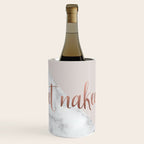 Get Naked, Bathroom Art, Rose Gold, Blush Pink, Marble Wine Chiller Gallery Image 1