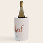 Get Naked, Bathroom Art, Rose Gold, Blush Pink, Marble Wine Chiller Gallery Image 3
