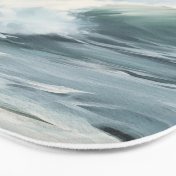 Ocean Waves Bath Mat Gallery Image 3