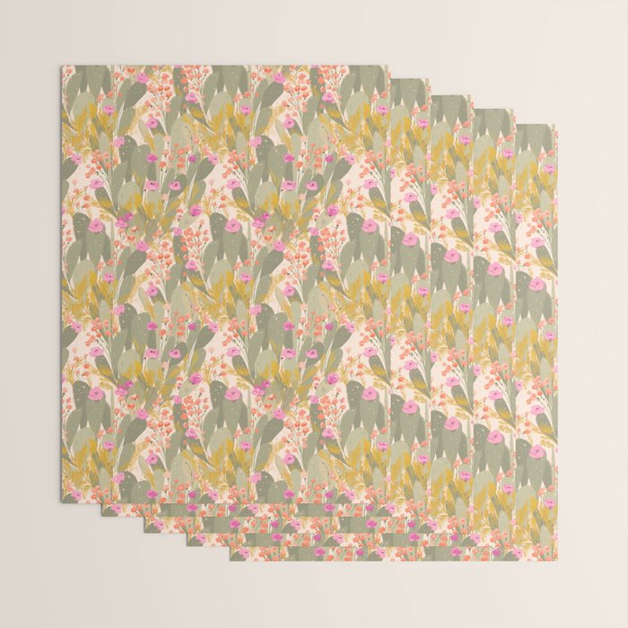 Cactus Garden Wrapping Paper Gallery Image 3