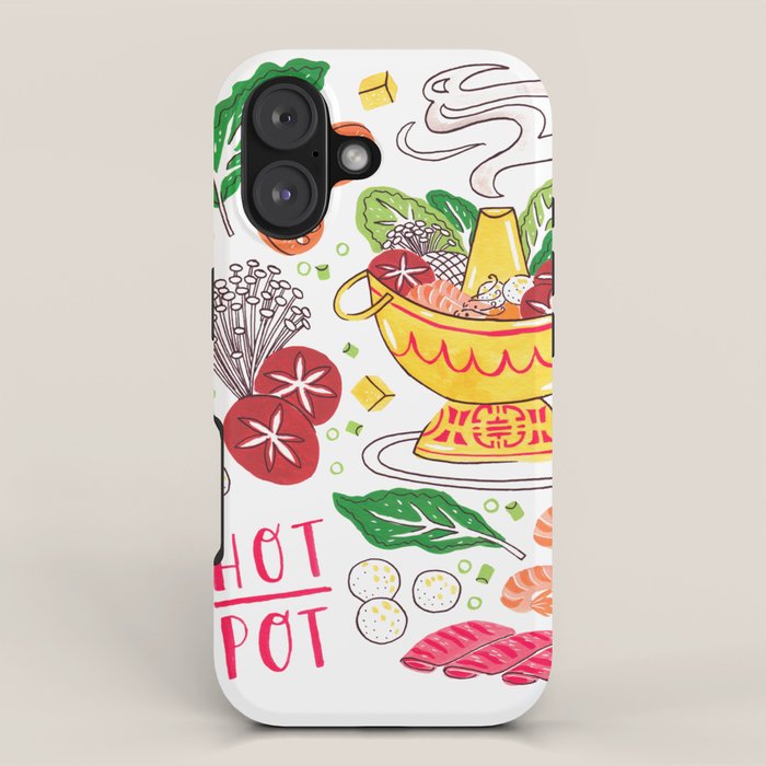 Hot Pot Shabu Shabu Soup iPhone Case Gallery Image 1