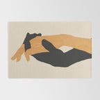 Holding Hands 2 Rug Gallery Image 2