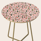 Hedgehog in Winter Print Side Table Gallery Image 2