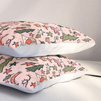 Hedgehog in Winter Print Pillow Sham Gallery Image 3