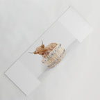 Highland Cow in a Wooden Bathtub, Cow Taking a Bath, Bathtub Animal Art Print By Synplus Yoga Mat Gallery Image 1