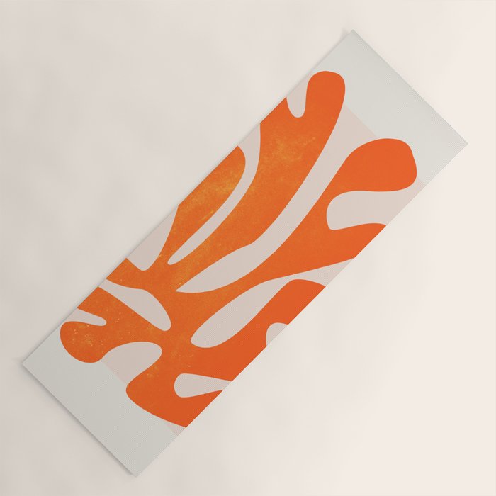 Flamingo: Matisse Color Series IV | Mid-Century Edition Yoga Mat Gallery Image 1