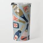 French Champagne Collection - Navy & Coral Travel Mug Gallery Image 3