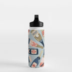 French Champagne Collection - Navy & Coral Water Bottle Gallery Image 3