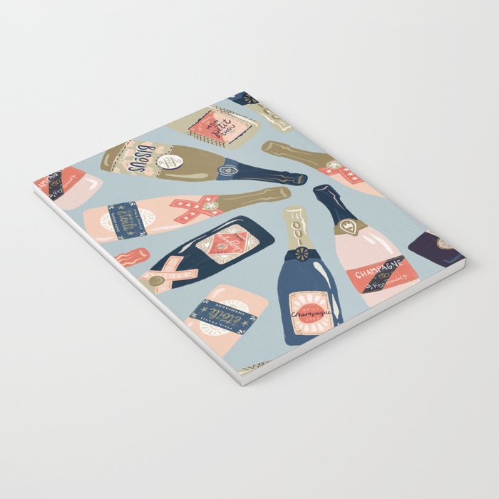 French Champagne Collection - Navy & Coral Notebook Gallery Image 3