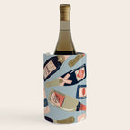 French Champagne Collection - Navy & Coral Wine Chiller Gallery Image 3