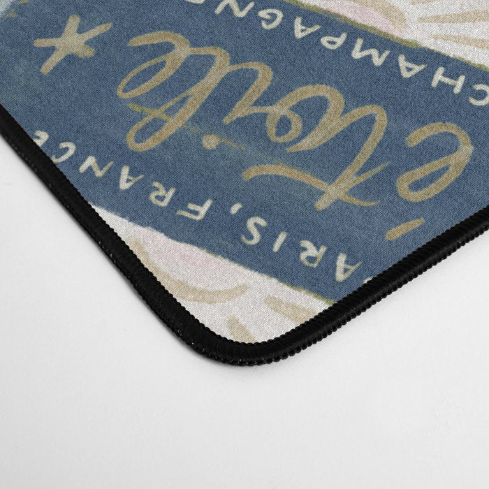 French Champagne Collection - Navy & Coral Desk Mat Gallery Image 4