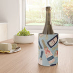 French Champagne Collection - Navy & Coral Wine Chiller Gallery Image 4