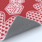 Lucky You Dice in Pink and Red Rug Gallery Image 4