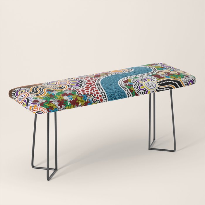 Authentic Aboriginal Art -  Bench Gallery Image 1
