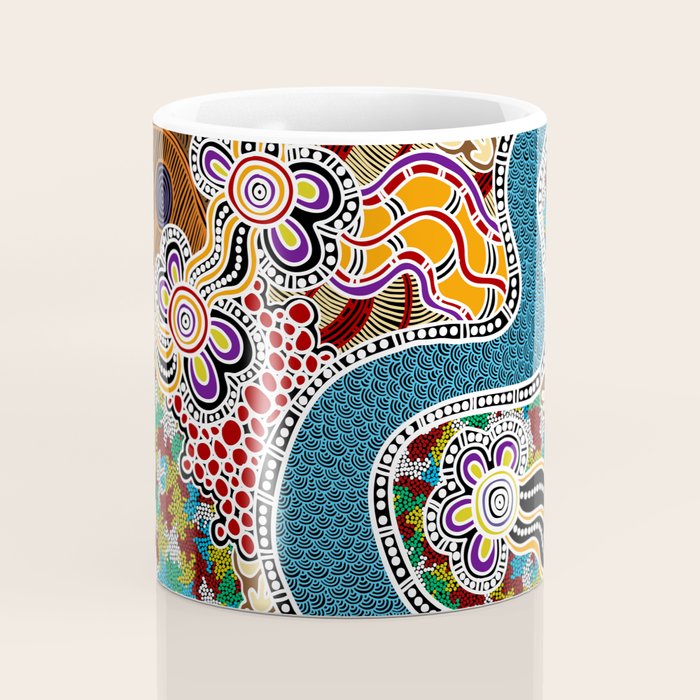 Authentic Aboriginal Art -  Coffee Mug Gallery Image 4