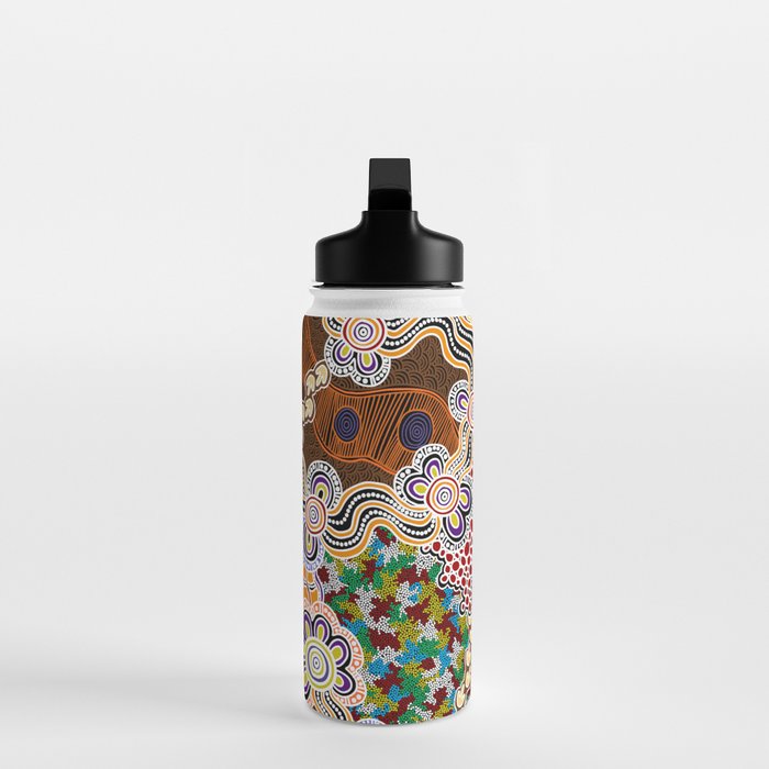 Authentic Aboriginal Art -  Water Bottle Gallery Image 3