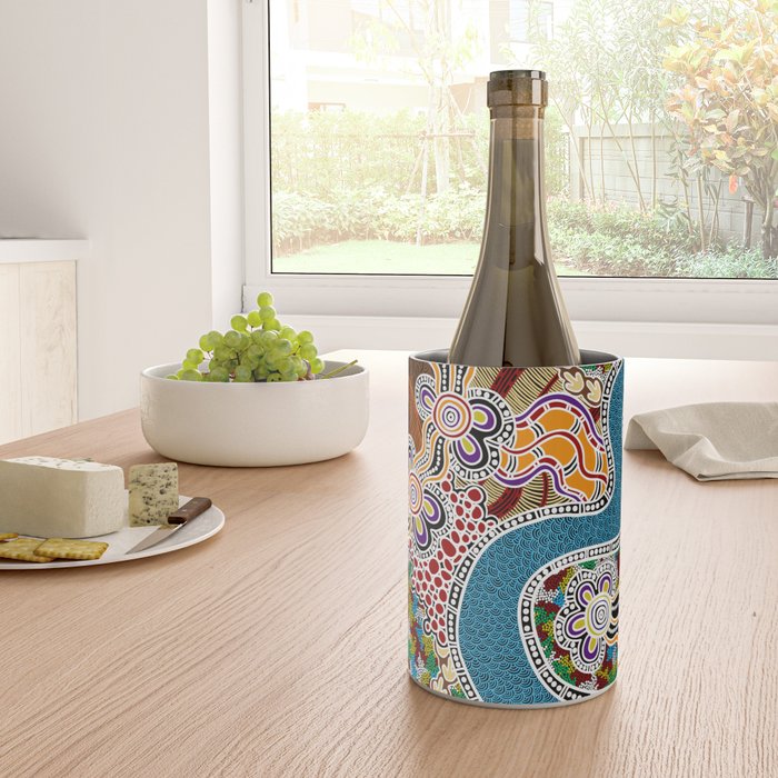 Authentic Aboriginal Art -  Wine Chiller Gallery Image 4