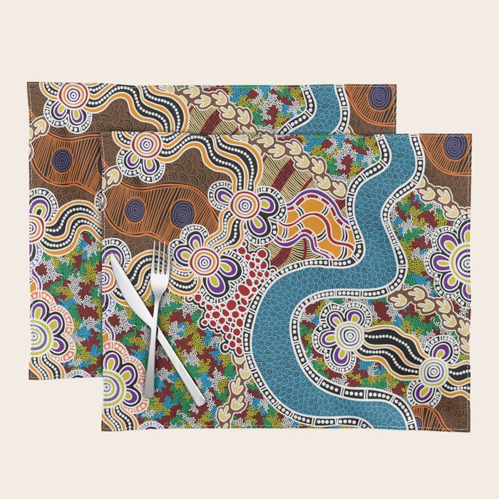 Authentic Aboriginal Art -  Placemat Gallery Image 1