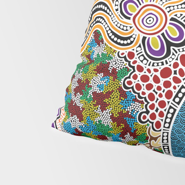 Authentic Aboriginal Art -  Pillow Sham Gallery Image 4