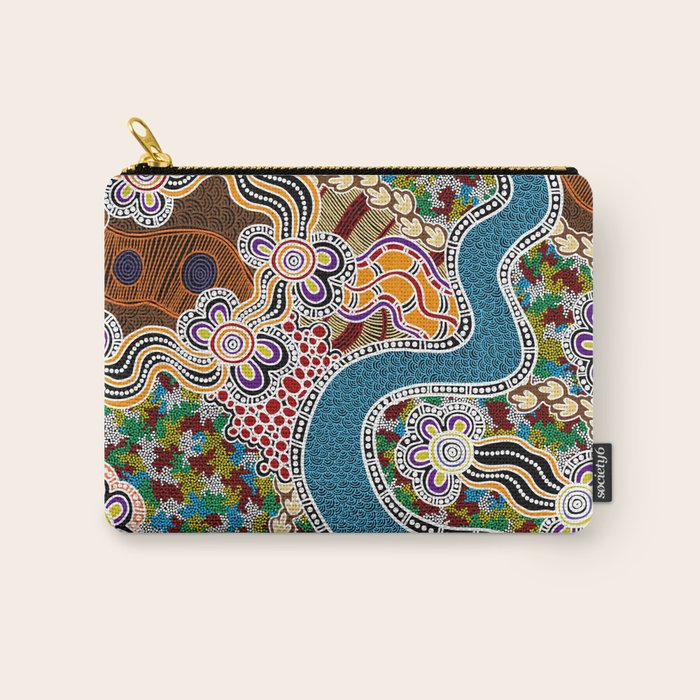 Authentic Aboriginal Art -  Carry All Pouch Gallery Image 1