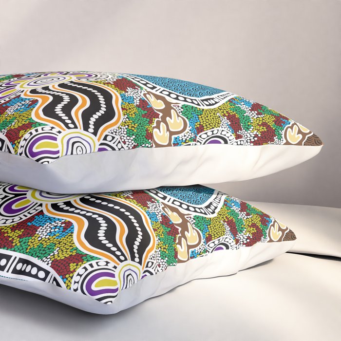Authentic Aboriginal Art -  Pillow Sham Gallery Image 3