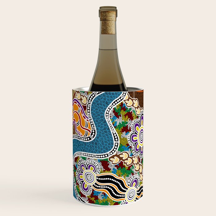 Authentic Aboriginal Art -  Wine Chiller Gallery Image 3