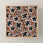 Black Florals #2 Mini Art Print Gallery Image 1