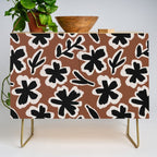 Black Florals #2 Credenza Gallery Image 1