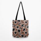 Black Florals #2 Tote Bag Gallery Image 2