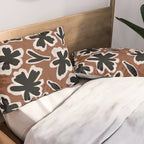 Black Florals #2 Pillow Sham Gallery Image 2