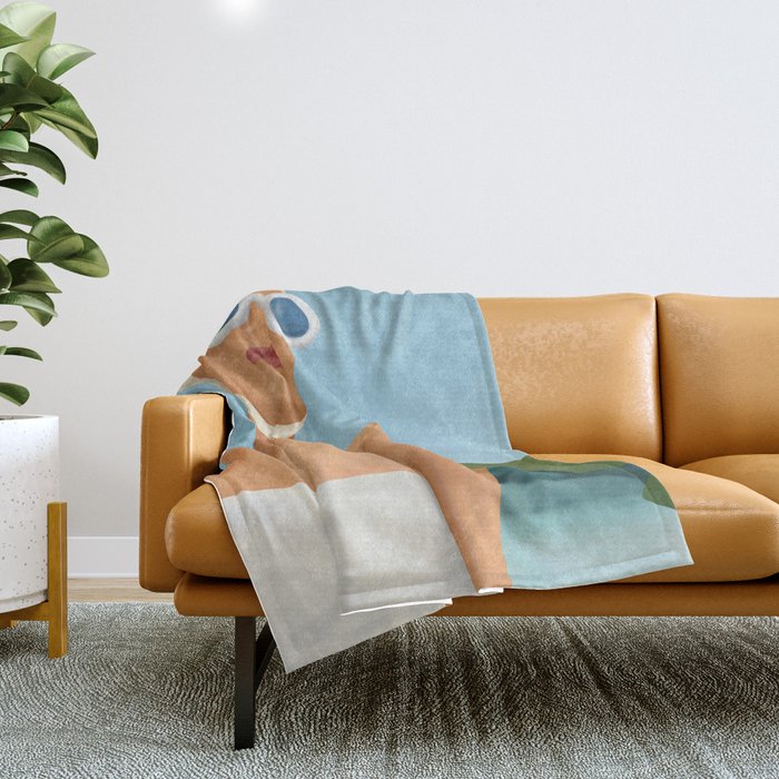 Sunny Throw Blanket Gallery Image 1