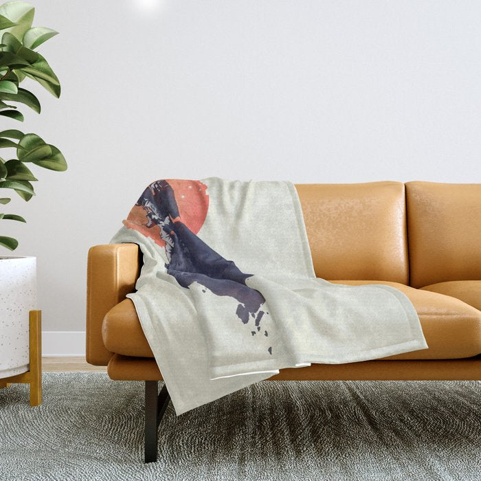Little stars Throw Blanket Gallery Image 1