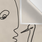 Gentle Abstract Line 5 Wall Tapestry Gallery Image 3